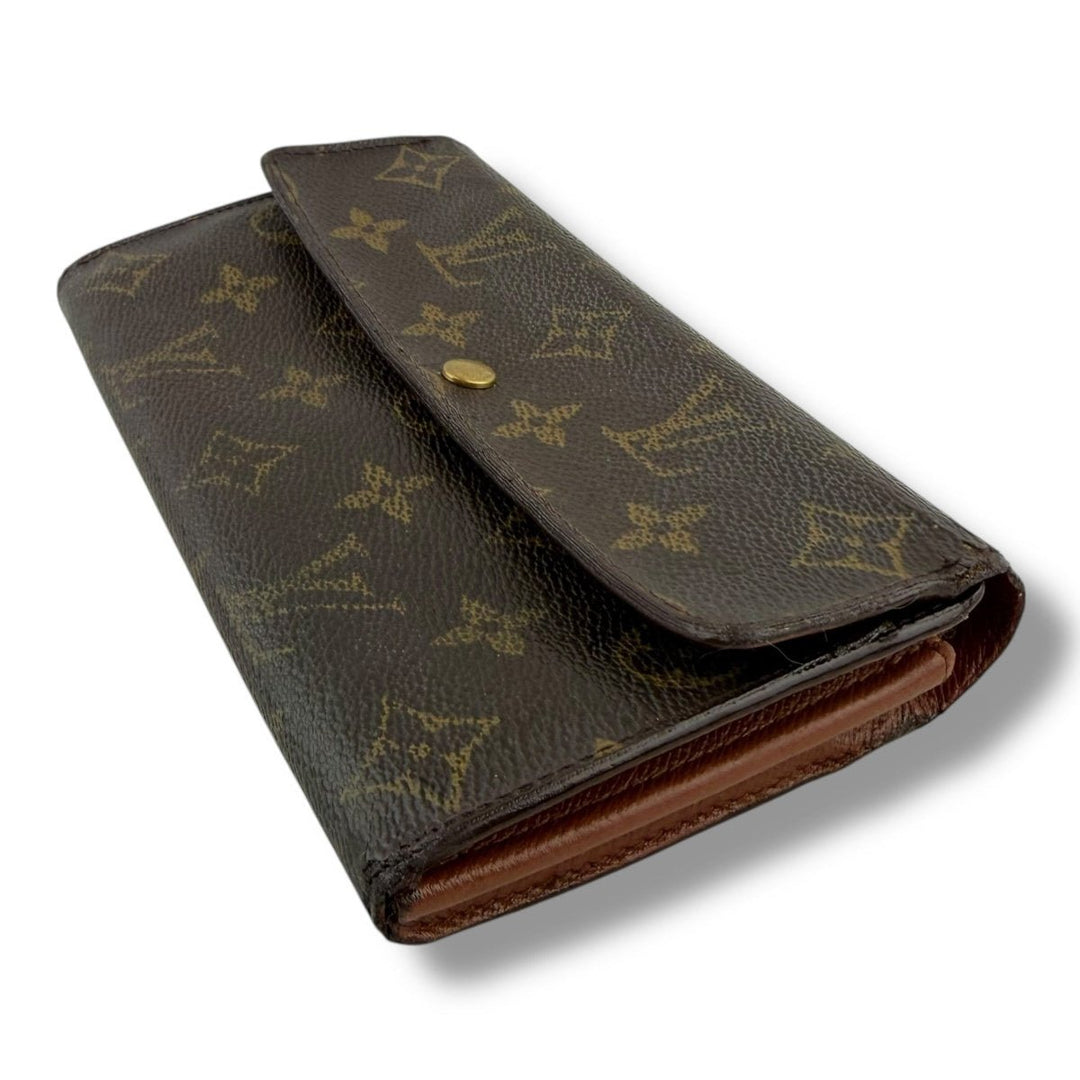 Louis Vuitton Sarah Brown Monogram Femme Wallet - Lux Central
