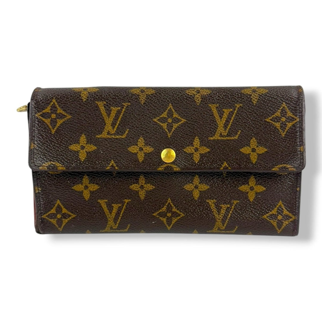 Louis Vuitton Sarah Brown Monogram Femme Wallet - Lux Central