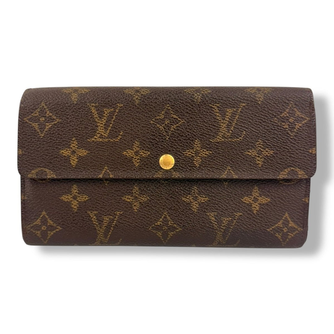 Louis Vuitton Sarah Brown Monogram Femme Wallet - Lux Central