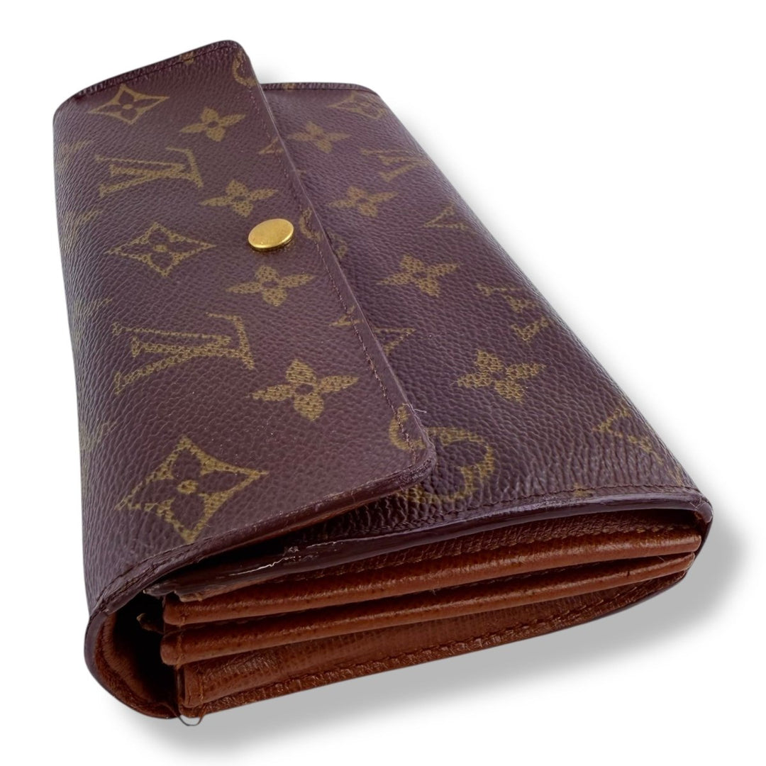 Louis Vuitton Sarah Brown Monogram Femme Wallet - Lux Central