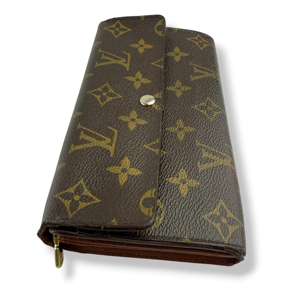 Louis Vuitton Sarah Brown Monogram Femme Wallet - Lux Central