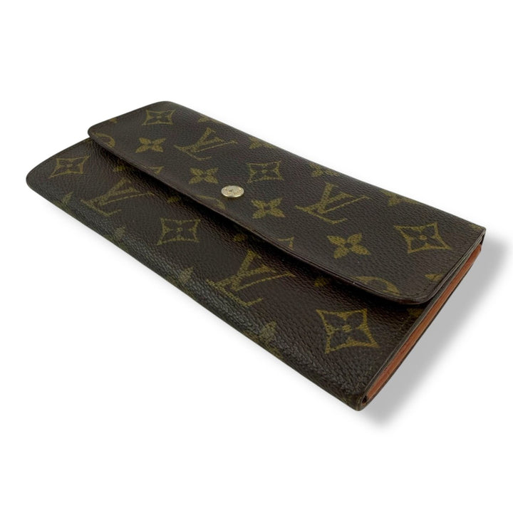 Louis Vuitton Sarah Brown Monogram Femme Wallet - Lux Central