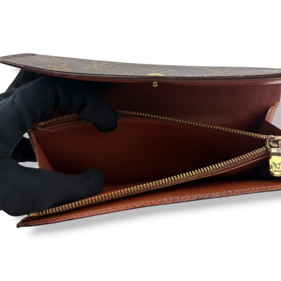 Louis Vuitton Sarah Brown Monogram Femme Wallet - Lux Central