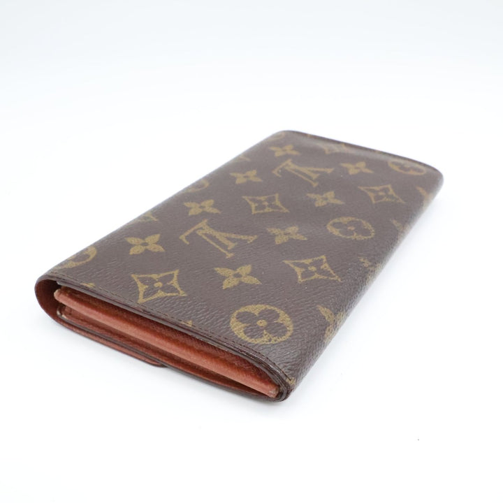 Louis Vuitton Sarah Brown Monogram Femme Wallet 8599 - Lux Central