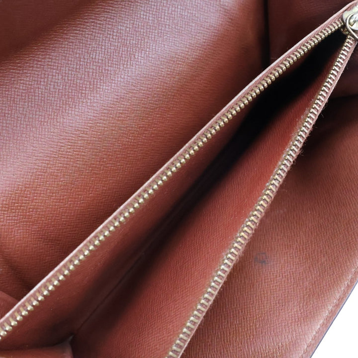 Louis Vuitton Sarah Brown Monogram Femme Wallet 8599 - Lux Central