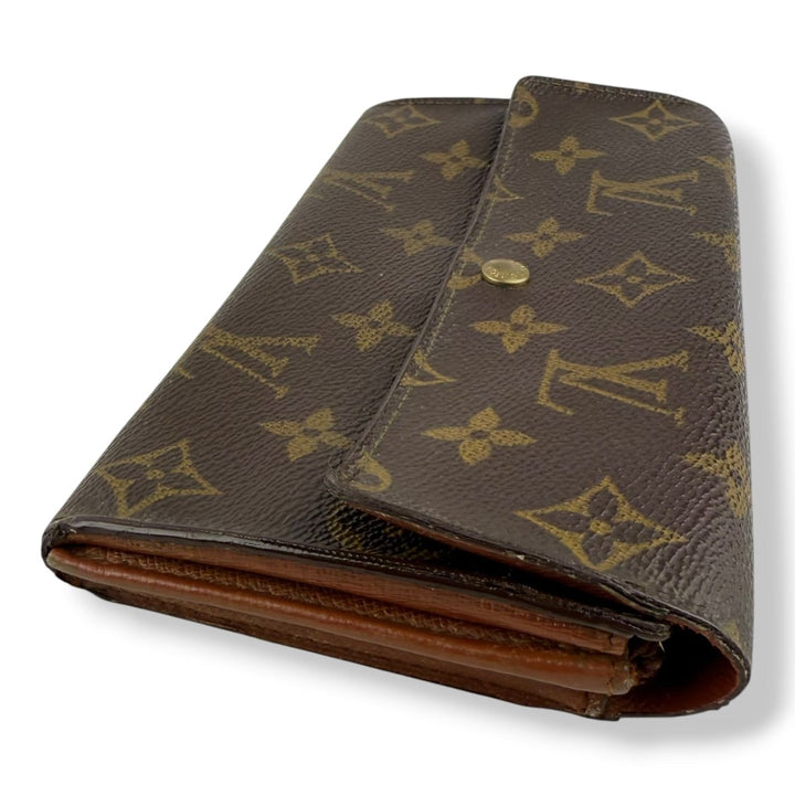 Louis Vuitton Sarah Brown Monogram Femme Wallet - Lux Central