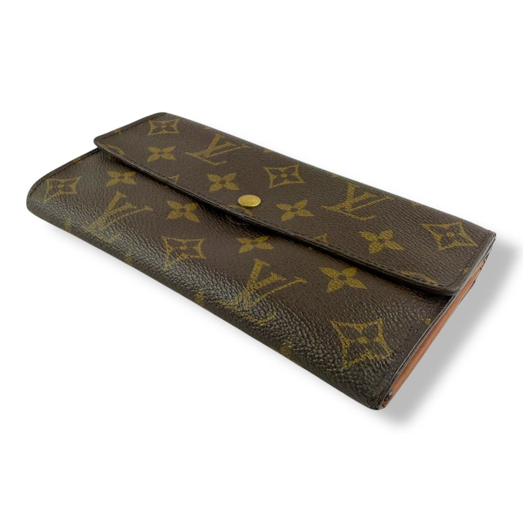 Louis Vuitton Sarah Brown Monogram Femme Wallet - Lux Central