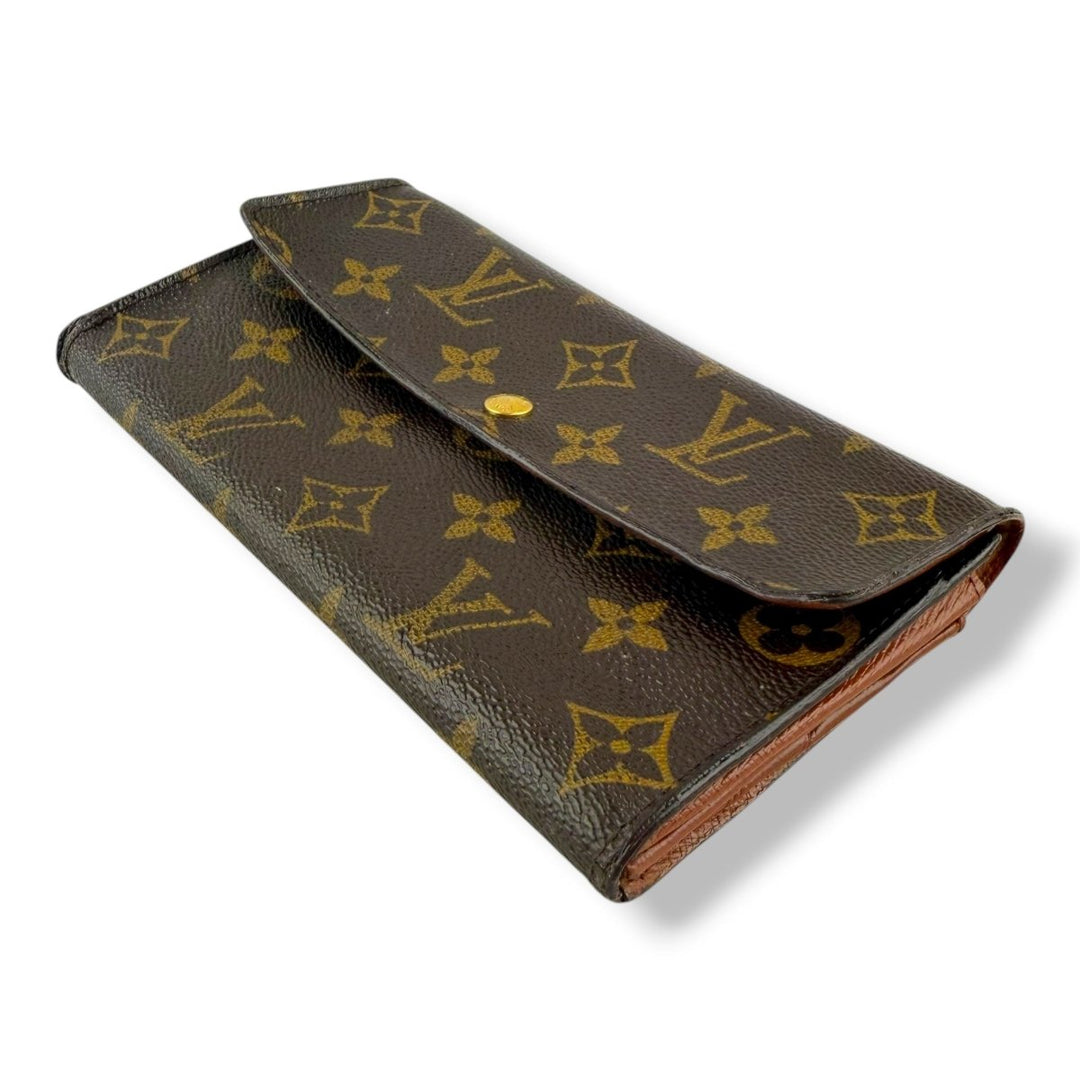 Louis Vuitton Sarah Brown Monogram Femme Wallet - Lux Central