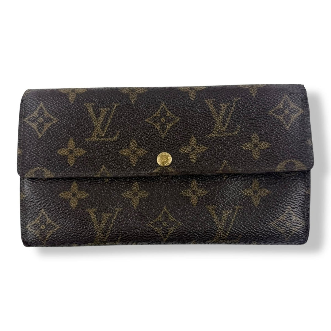 Louis Vuitton Sarah Brown Monogram Femme Wallet - Lux Central