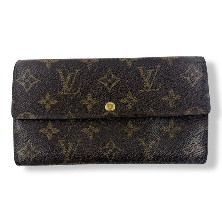 Louis Vuitton Sarah Brown Monogram Femme Wallet - Lux Central