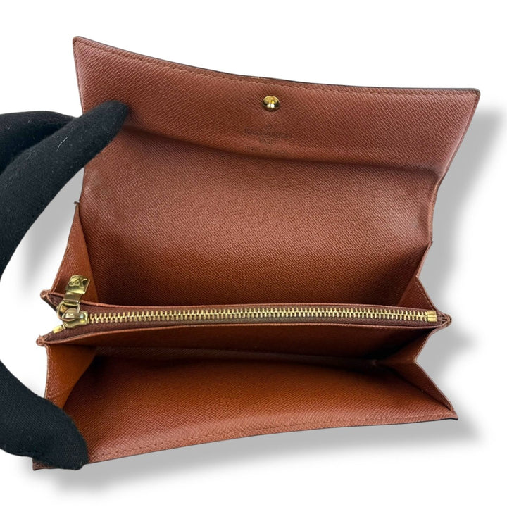 Louis Vuitton Sarah Brown Monogram Femme Wallet - Lux Central