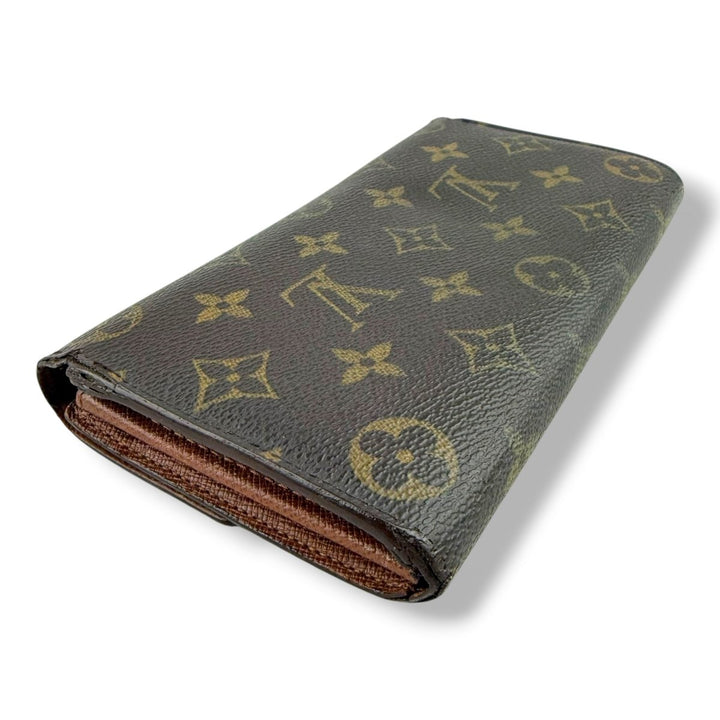 Louis Vuitton Sarah Brown Monogram Femme Wallet - Lux Central