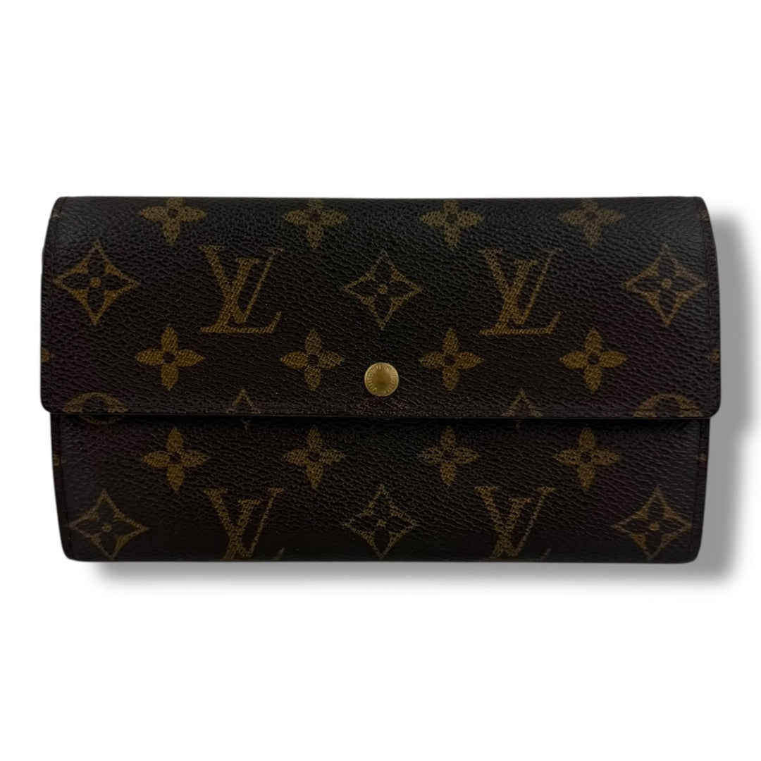 Louis Vuitton Sarah Brown Monogram Femme Wallet - Lux Central
