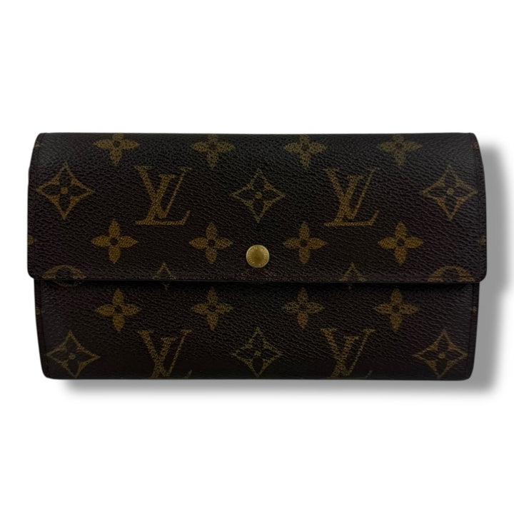 Louis Vuitton Sarah Brown Monogram Femme Wallet - Lux Central