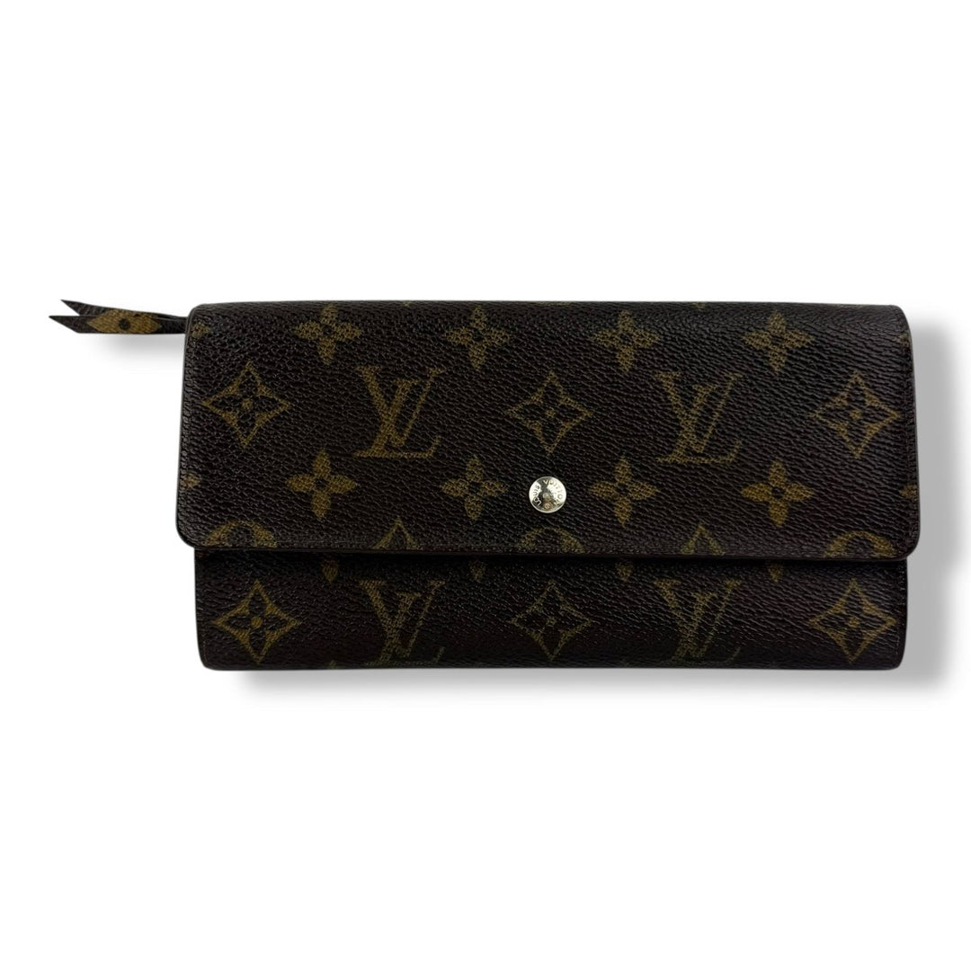 Louis Vuitton Sarah Brown Monogram Femme Wallet - Lux Central