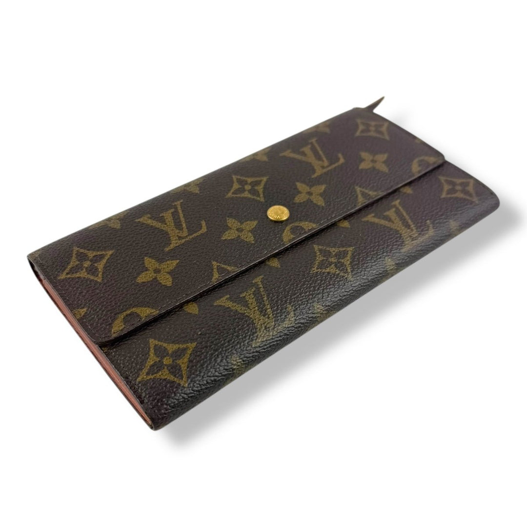 Louis Vuitton Sarah Brown Monogram Femme Wallet - Lux Central