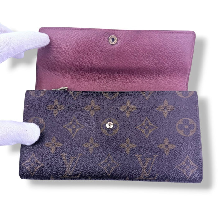 Louis Vuitton Sarah Brown Monogram Femme Wallet - Lux Central