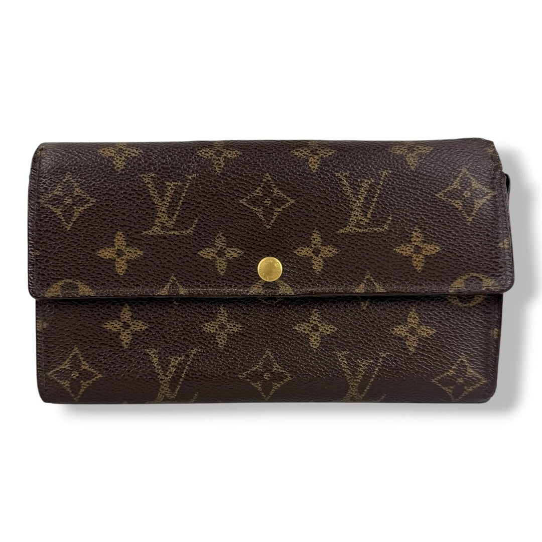 Louis Vuitton Sarah Brown Monogram Femme Wallet - Lux Central