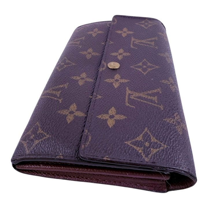 Louis Vuitton Sarah Brown Monogram Femme Wallet - Lux Central