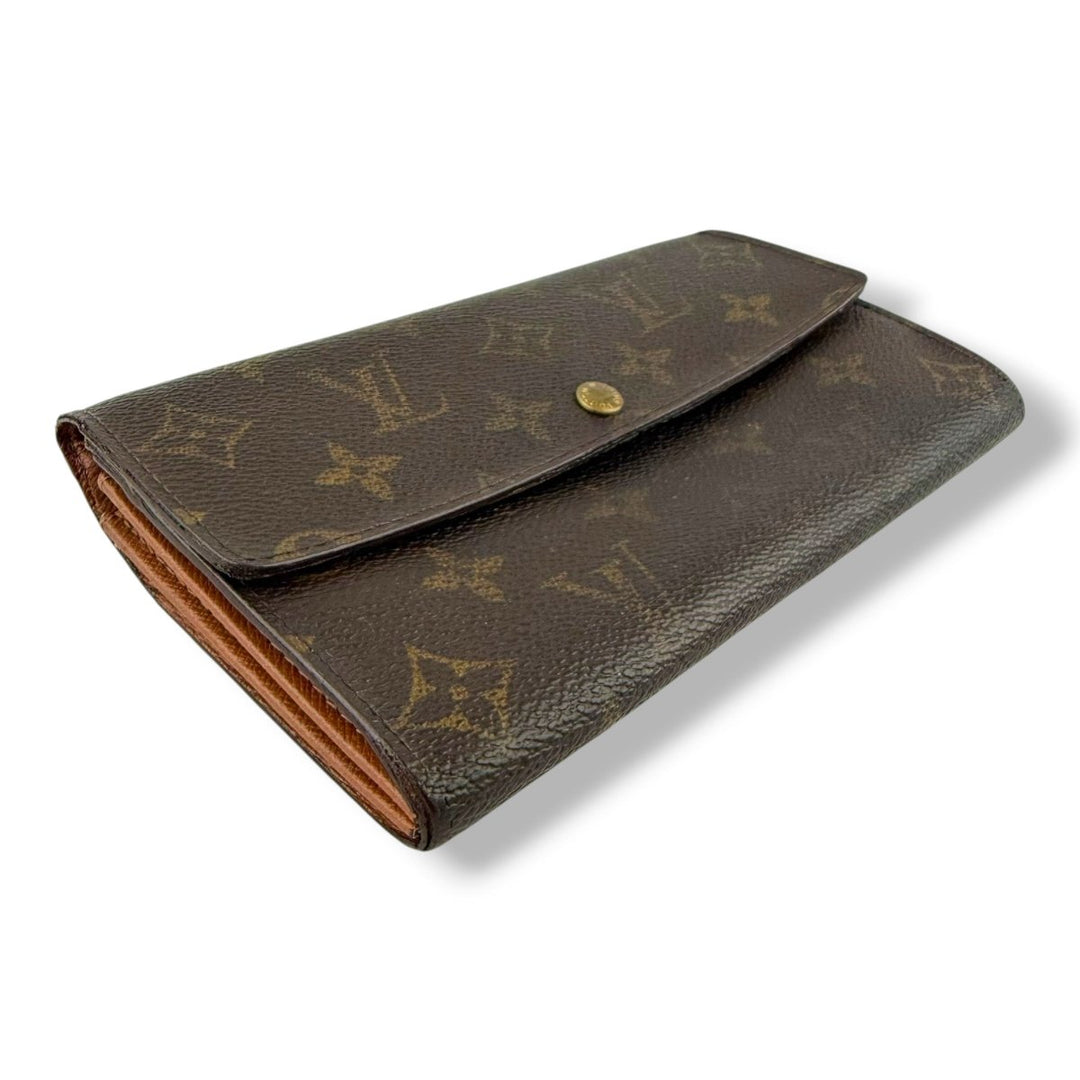 Louis Vuitton Sarah Brown Monogram Femme Wallet - Lux Central
