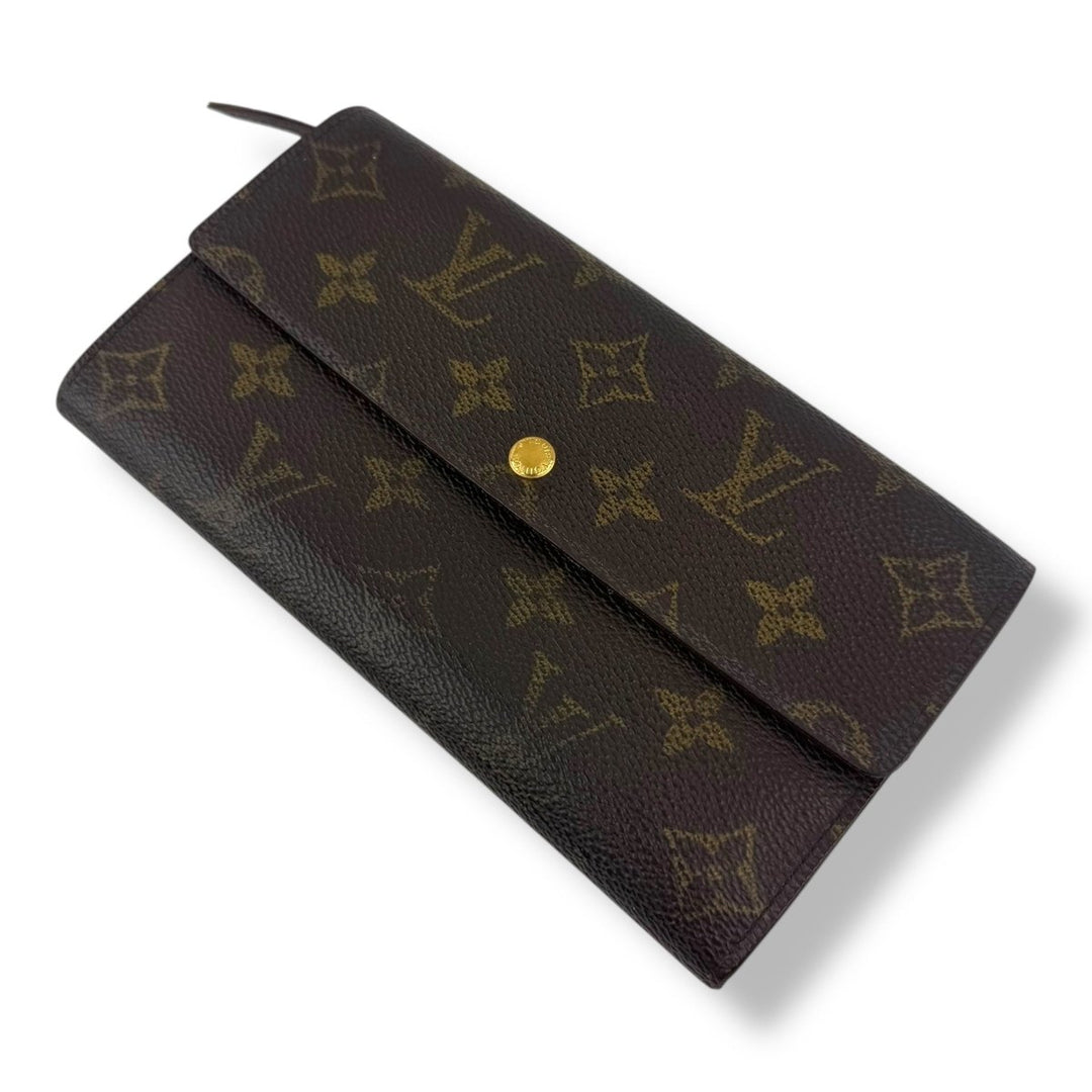 Louis Vuitton Sarah Brown Monogram Femme Wallet - Lux Central