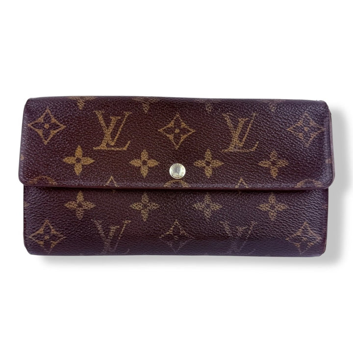 Louis Vuitton Sarah Brown Monogram Femme Wallet - Lux Central