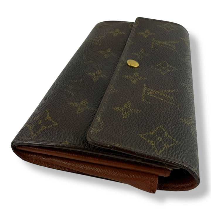 Louis Vuitton Sarah Brown Monogram Femme Wallet - Lux Central