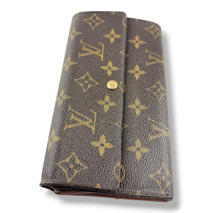 Louis Vuitton Sarah Brown Monogram Femme Wallet - Lux Central