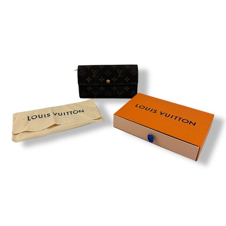 Louis Vuitton Sarah Brown Monogram Femme Wallet - Lux Central