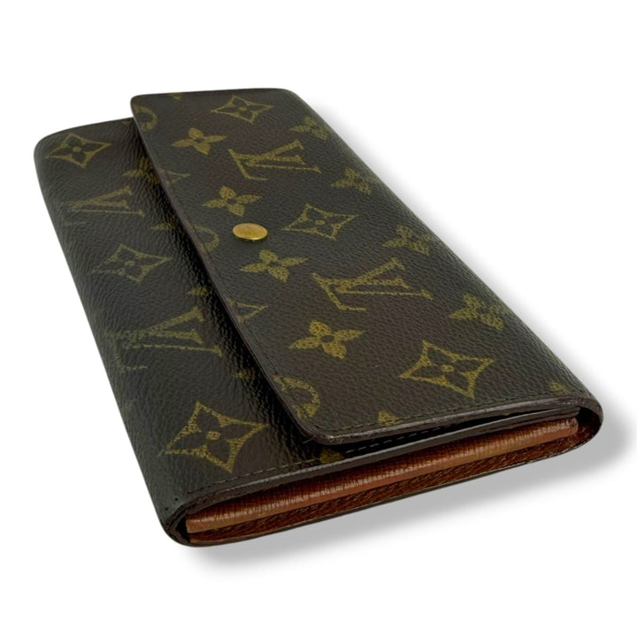 Louis Vuitton Sarah Brown Monogram Femme Wallet - Lux Central