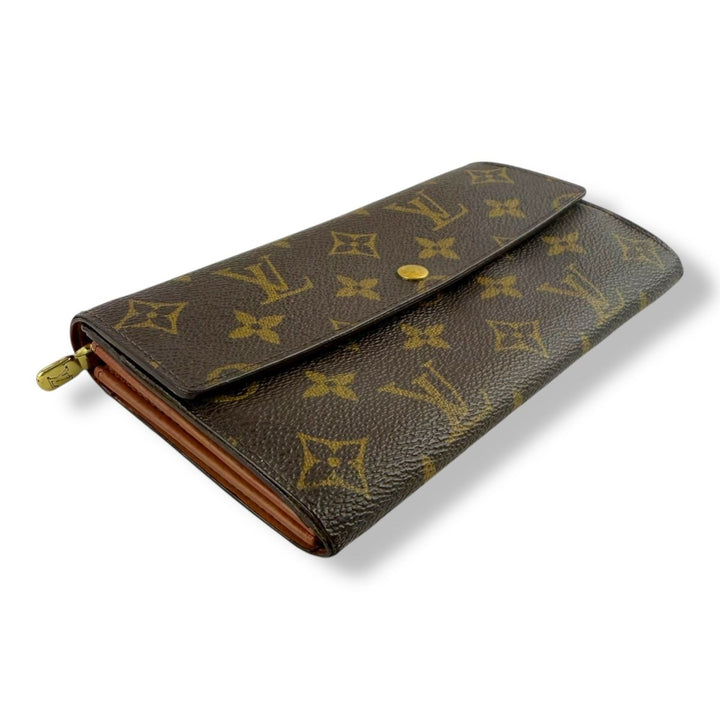 Louis Vuitton Sarah Brown Monogram Femme Wallet - Lux Central