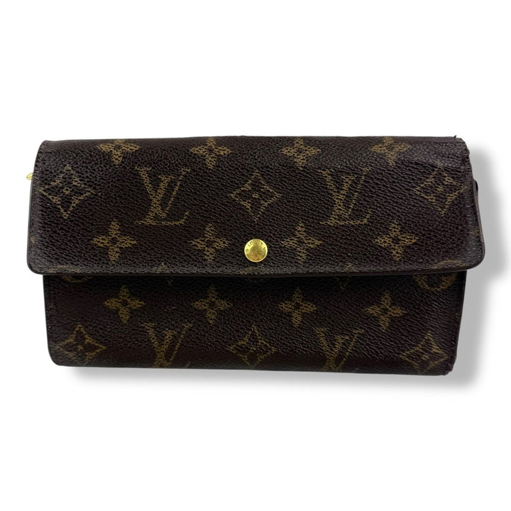 Louis Vuitton Sarah Brown Monogram Femme Wallet - Lux Central