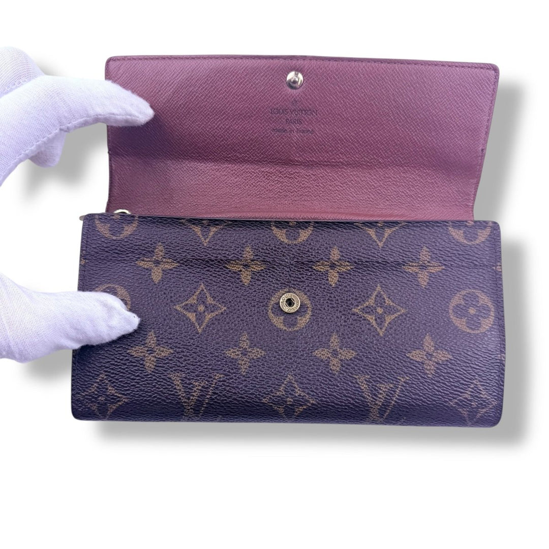 Louis Vuitton Sarah Brown Monogram Femme Wallet - Lux Central