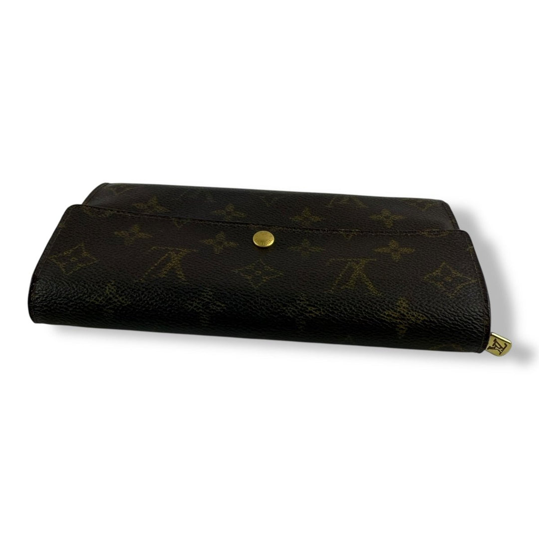 Louis Vuitton Sarah Brown Monogram Femme Wallet - Lux Central