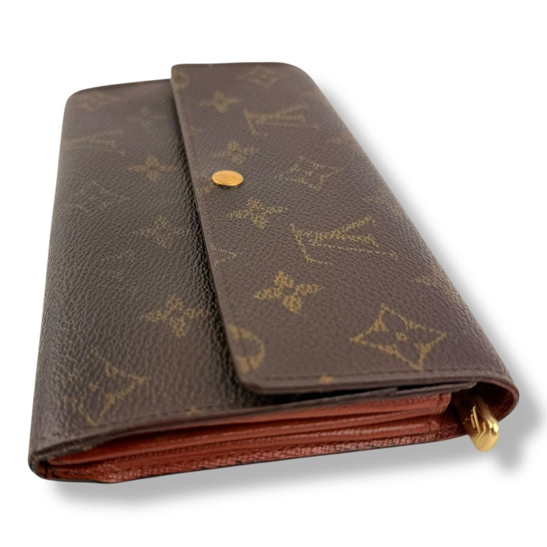 Louis Vuitton Sarah Brown Monogram Femme Wallet - Lux Central