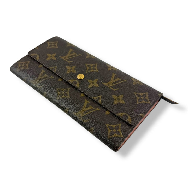 Louis Vuitton Sarah Brown Monogram Femme Wallet - Lux Central