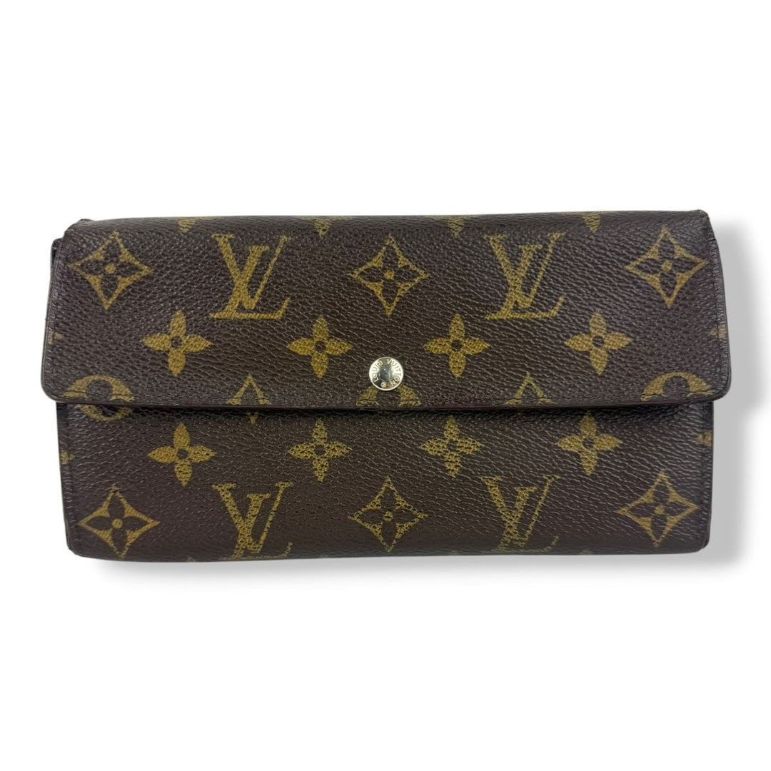 Louis Vuitton Sarah Brown Monogram Femme Wallet - Lux Central