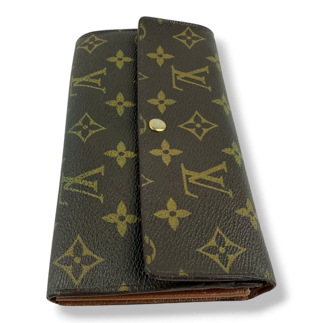Louis Vuitton Sarah Brown Monogram Femme Wallet - Lux Central