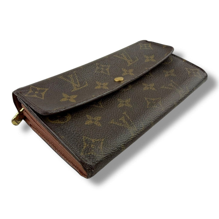 Louis Vuitton Sarah Brown Monogram Femme Wallet - Lux Central