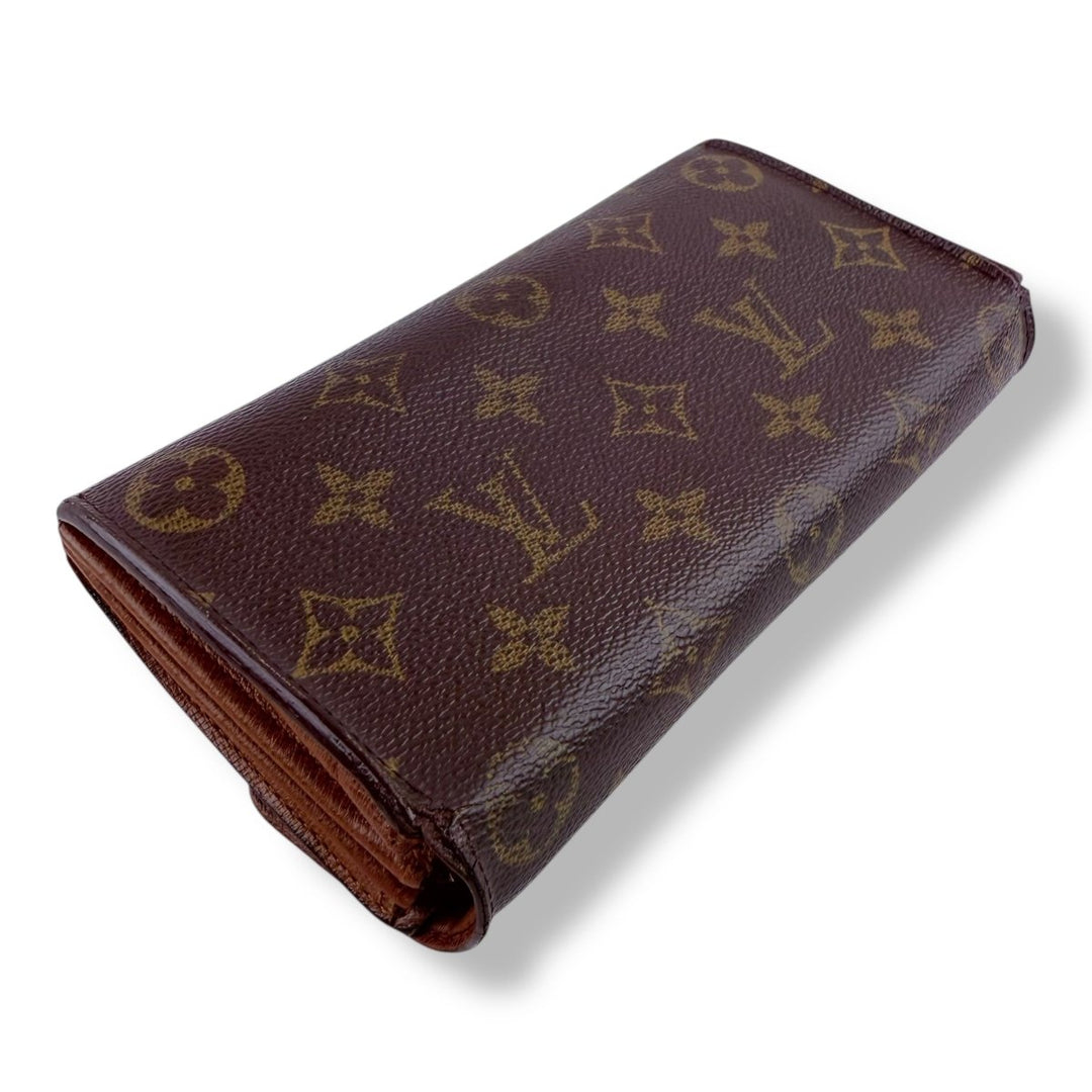 Louis Vuitton Sarah Brown Monogram Femme Wallet - Lux Central