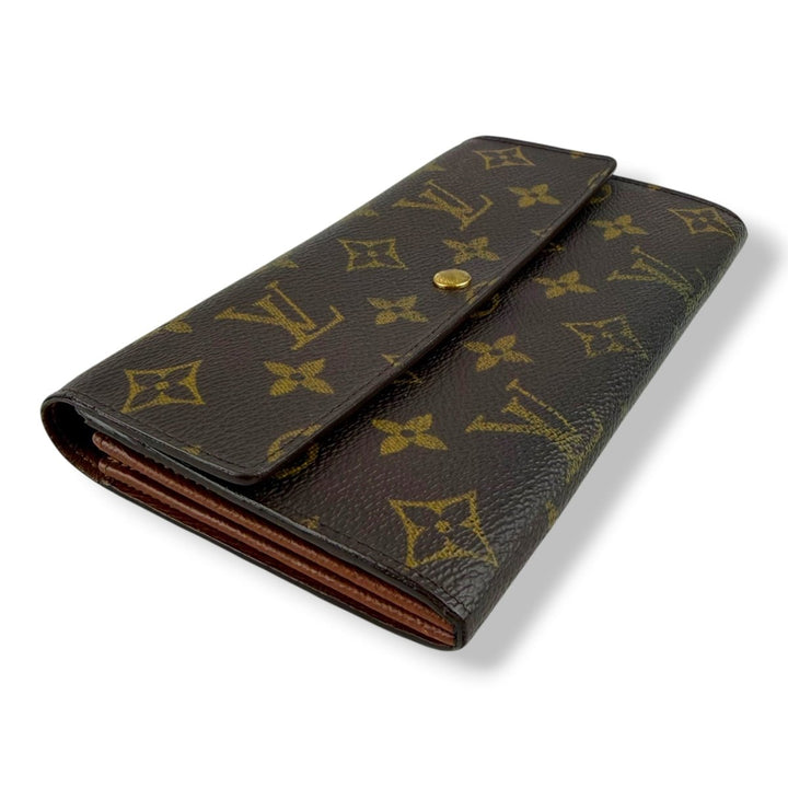 Louis Vuitton Sarah Brown Monogram Femme Wallet - Lux Central