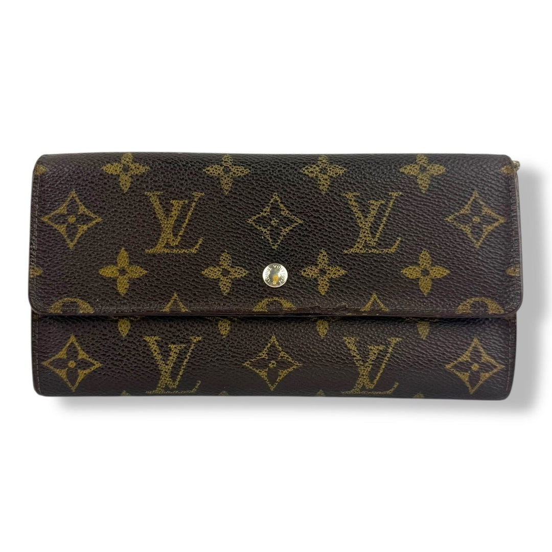 Louis Vuitton Sarah Brown Monogram Femme Wallet - Lux Central