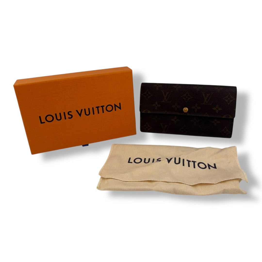 Louis Vuitton Sarah Brown Monogram Femme Wallet - Lux Central