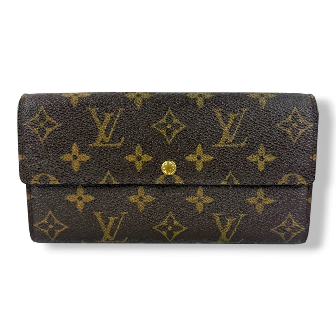 Louis Vuitton Sarah Brown Monogram Femme Wallet - Lux Central