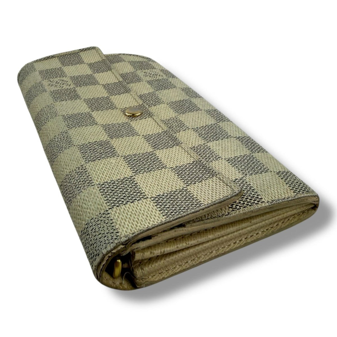 Louis Vuitton Sarah Damier Azur Femme Wallet - Lux Central