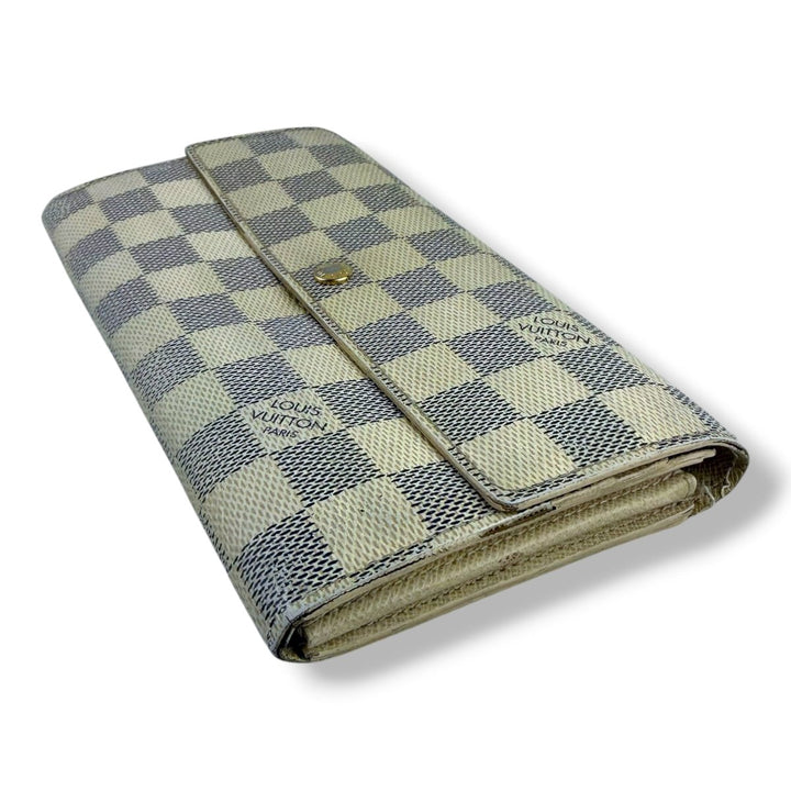 Louis Vuitton Sarah Damier Azur Femme Wallet - Lux Central