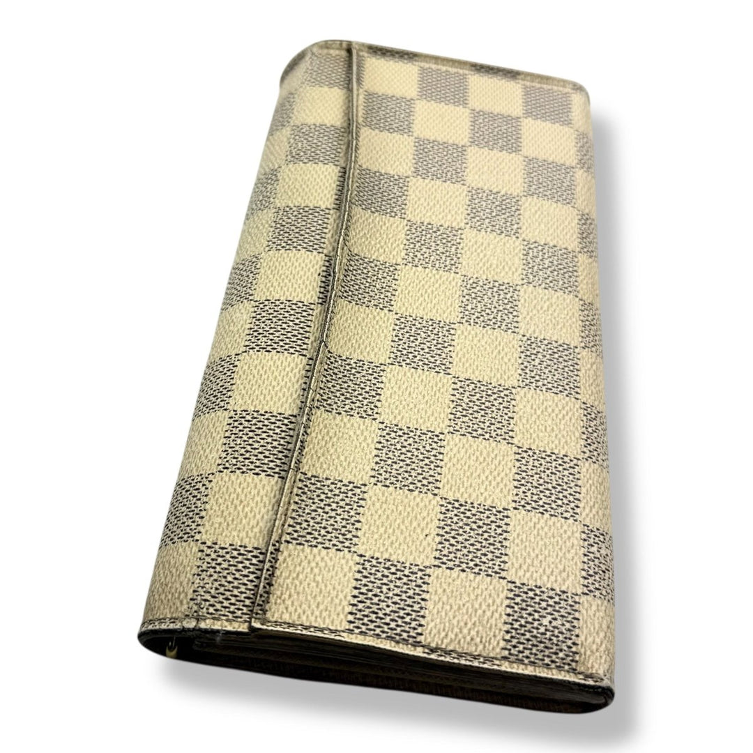 Louis Vuitton Sarah Damier Azur Femme Wallet - Lux Central