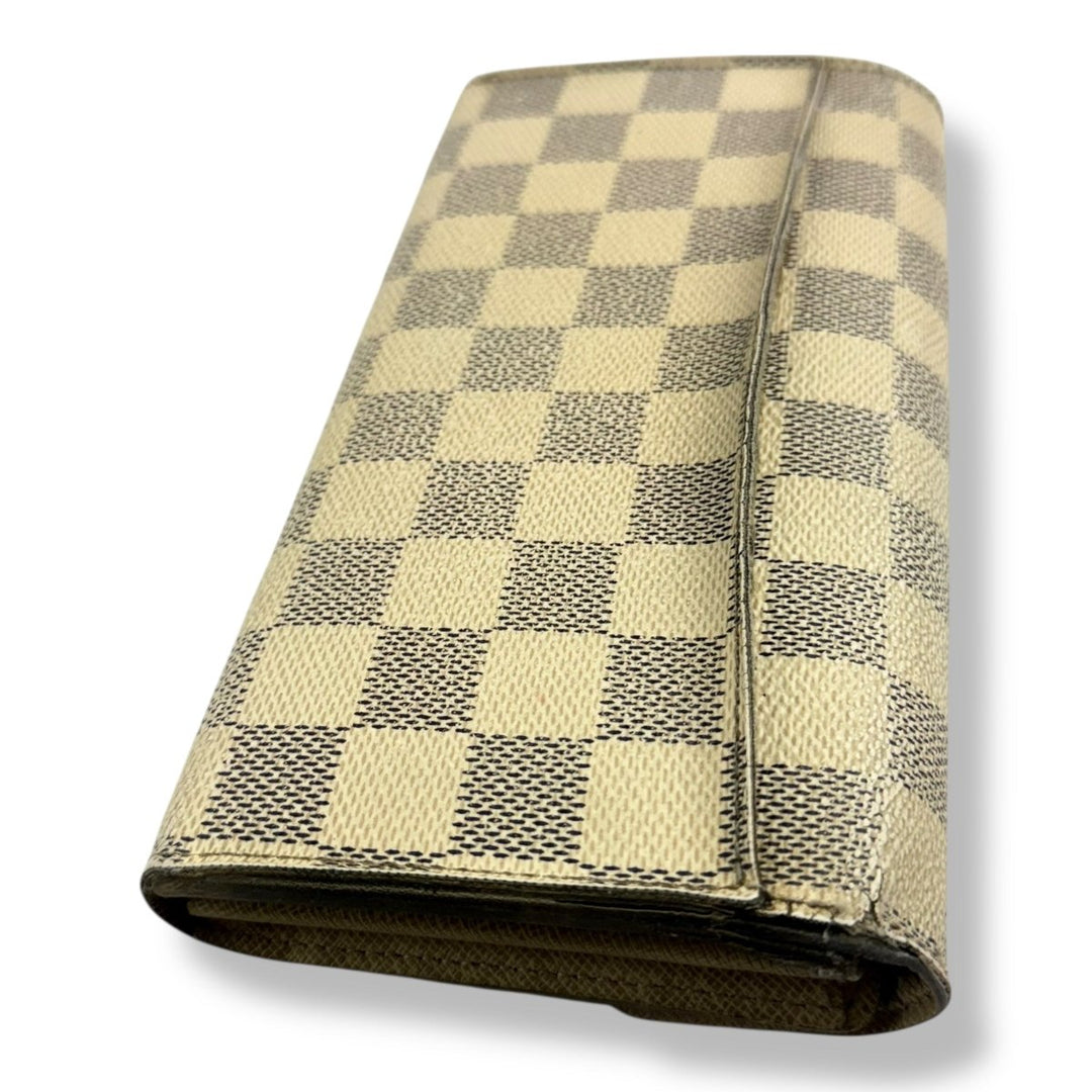 Louis Vuitton Sarah Damier Azur Femme Wallet - Lux Central