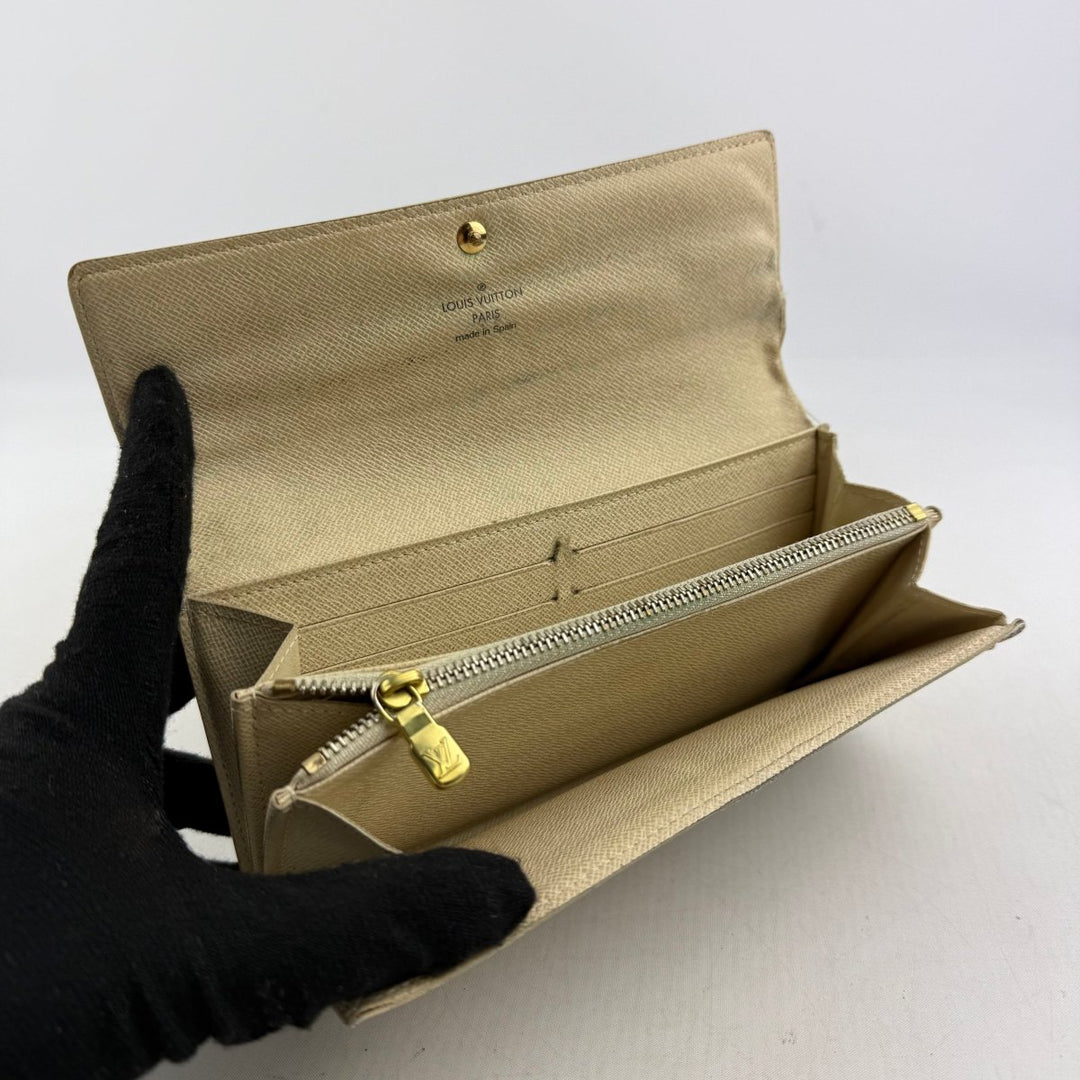 Louis Vuitton Sarah Damier Azur Femme Wallet - Lux Central