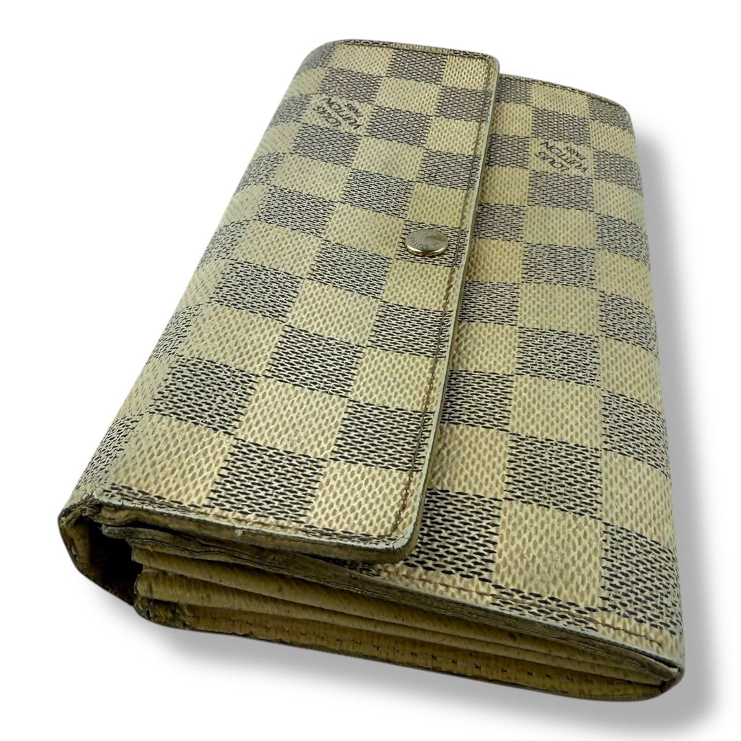 Louis Vuitton Sarah Damier Azur Femme Wallet - Lux Central
